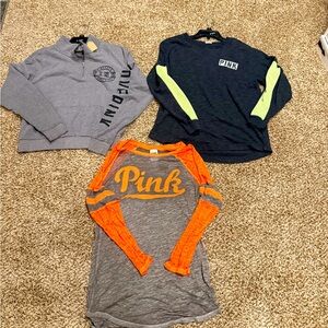 Nice 3 pc bundle set of small Victoria secret PINK